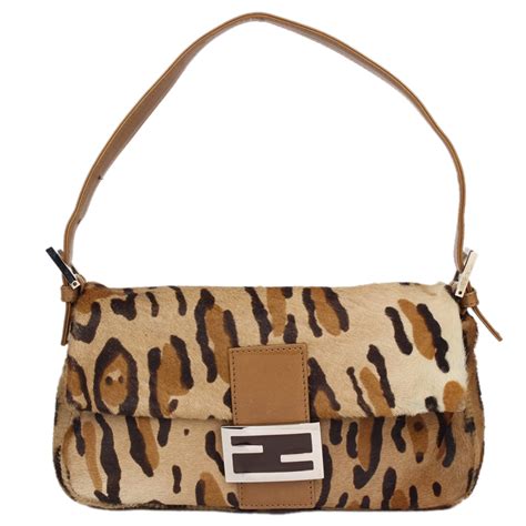 pony hair fendi shoulder bag 5 x12|Fendi .